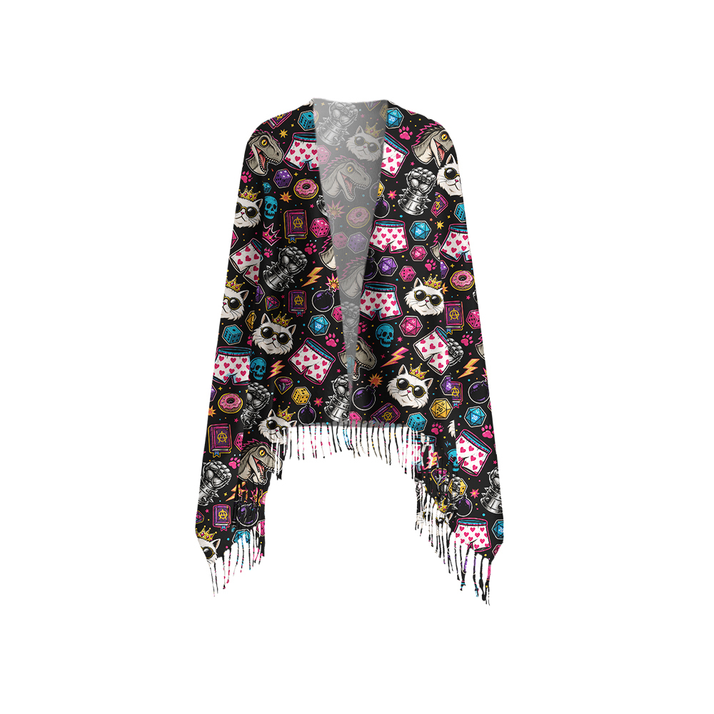 DCC Geek Soft Fringed Scarf