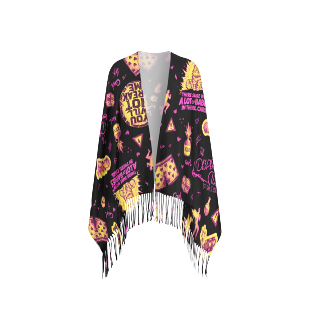 Carl's Night Chaos Geek Soft Fringed Scarf