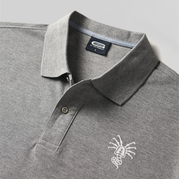Facehugger Geek Embroidered Polo Shirts
