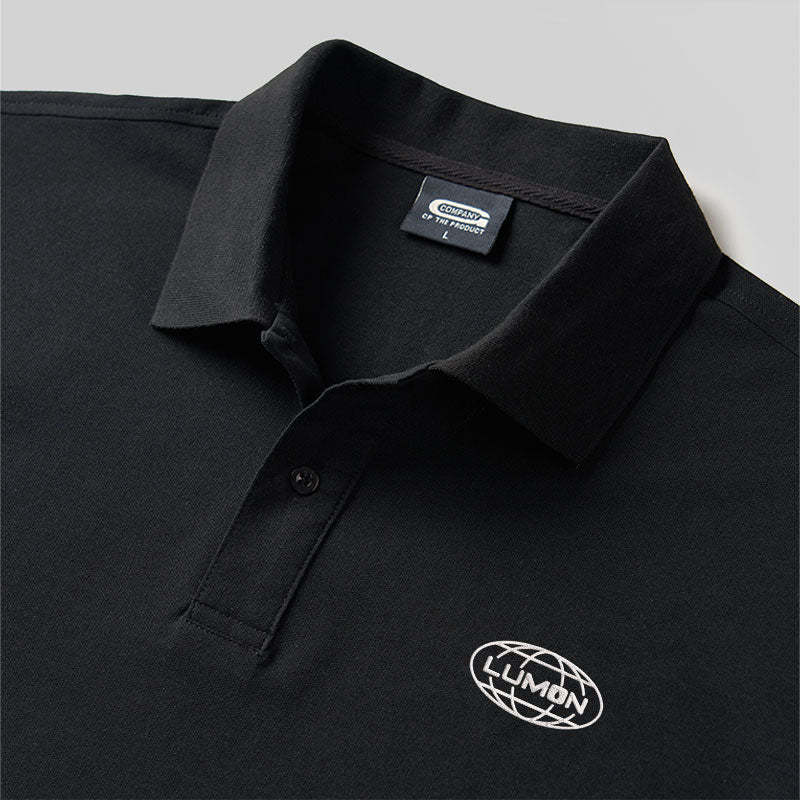 Lumon Geek Embroidered Polo Shirts