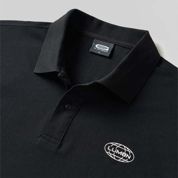 Lumon Geek Embroidered Polo Shirts