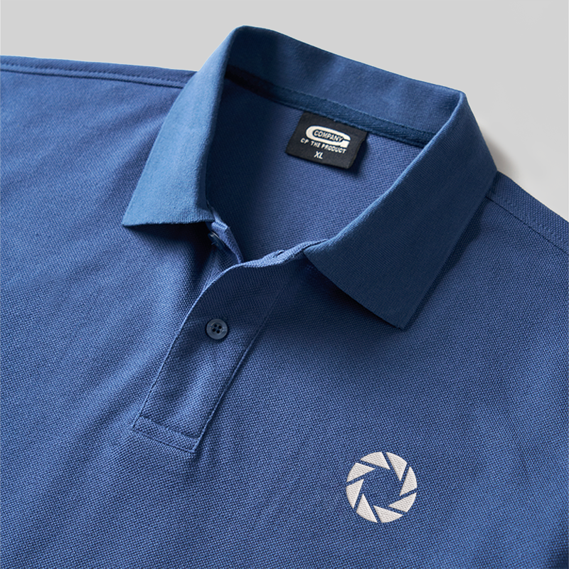 Aperture Geek Embroidered Polo Shirts