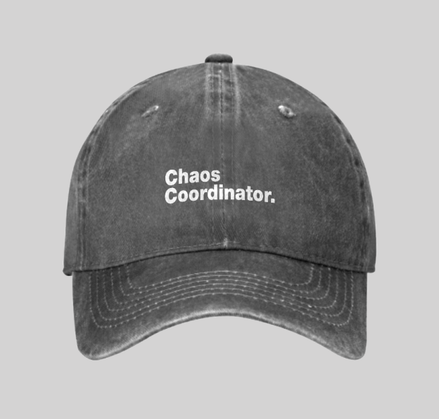 Chaos Coordinator Classic Washed Vintage Baseball Cap
