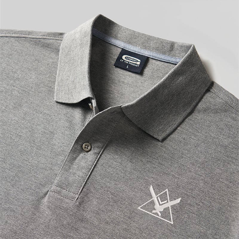 Office of Naval Intelligence Geek Embroidered Polo Shirt