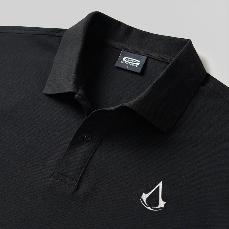 Assassin's Creed Geek Embroidered Polo Shirt