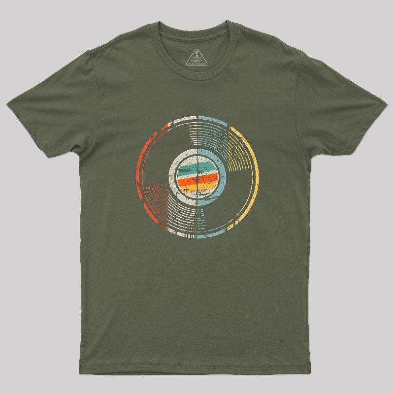 70s 80s 90s Vintage Retro Look Analog Record Geek T-Shirt