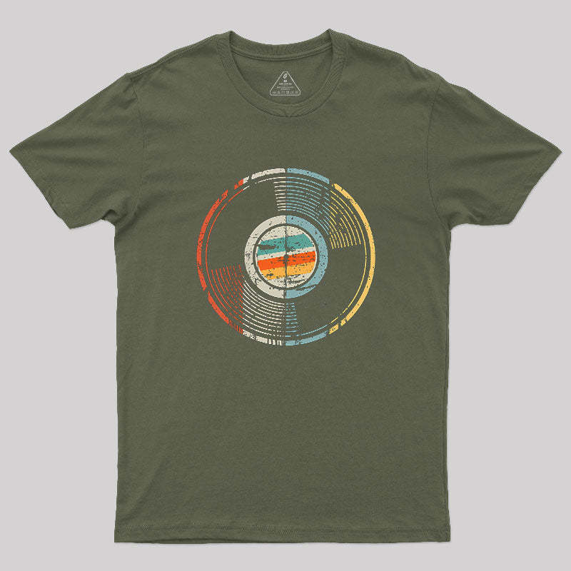 70s 80s 90s Vintage Retro Look Analog Record Geek T-Shirt