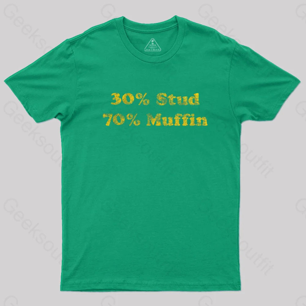 30 Stud 70 Muffin T-Shirt Green / S