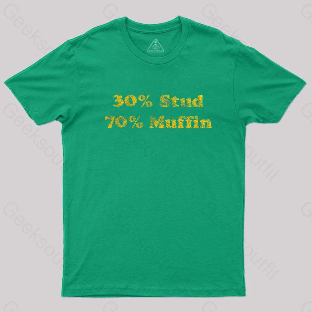 30 Stud 70 Muffin T-Shirt Green / S