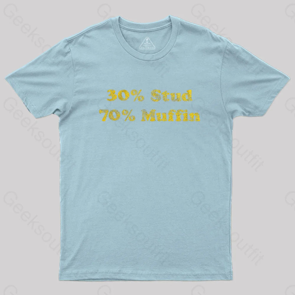 30 Stud 70 Muffin T-Shirt Light Blue / S