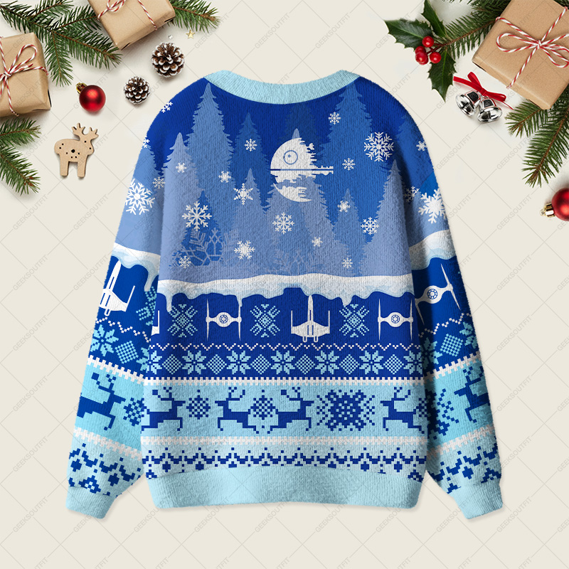  AT Snow Walker Christmas Geek Ugly Cardigan Sweaters 