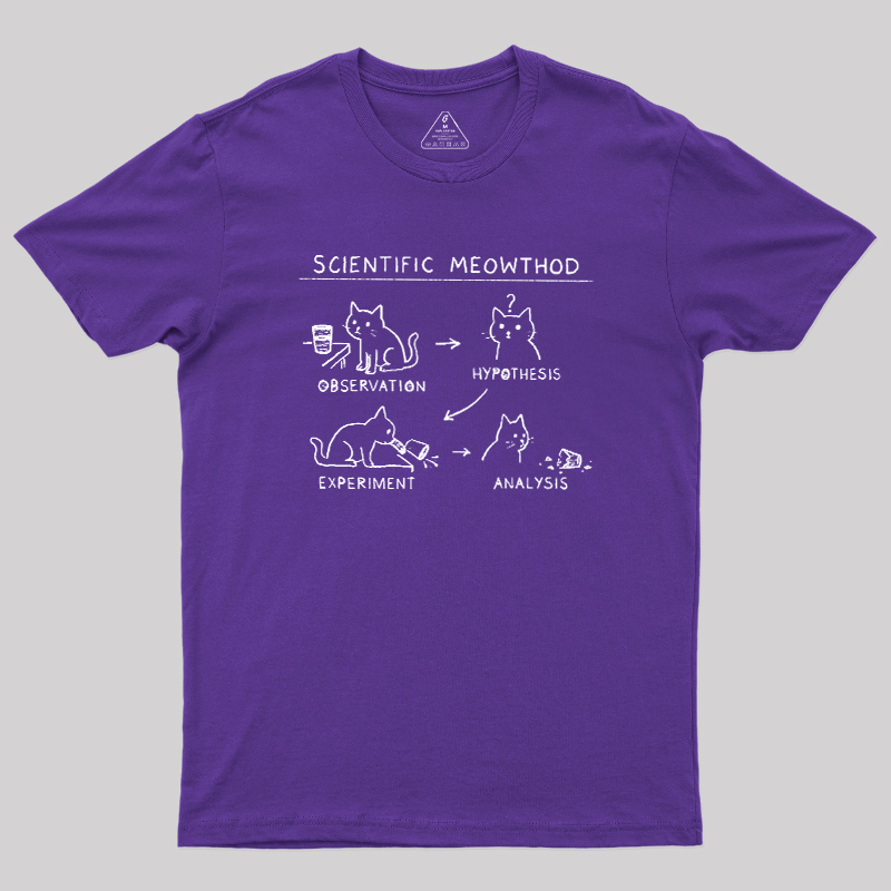 Scientific Meowthod Geek T-Shirt