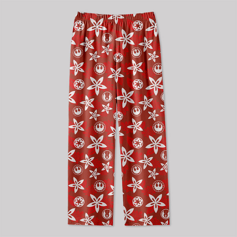 Rebel and Empire Red Hawaii Geek Loungewear Pants