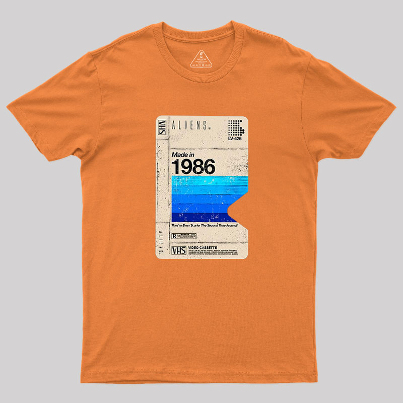 Aliens Blank Tape Geek T-Shirt