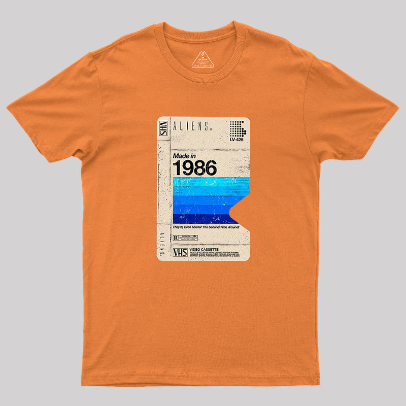 Aliens Blank Tape Geek T-Shirt
