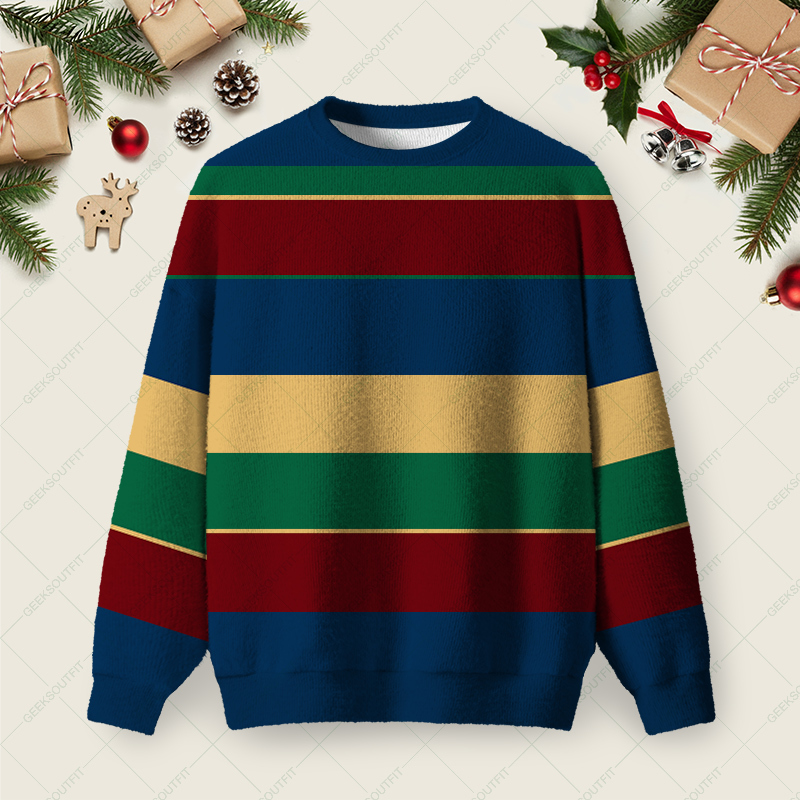 Geeksoutfit Friend Don't Lie Ugly Christmas Fuzzy Fleece Sweatshirt for Sale