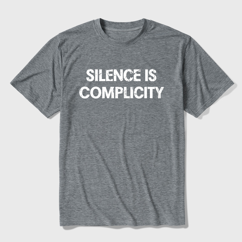 Silence Is Complicity Ultra Soft Heather Tees