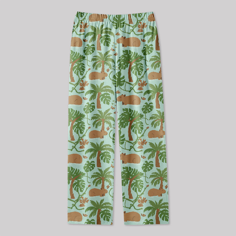 Capybara's Adventure Journey Geek Loungewear Pants