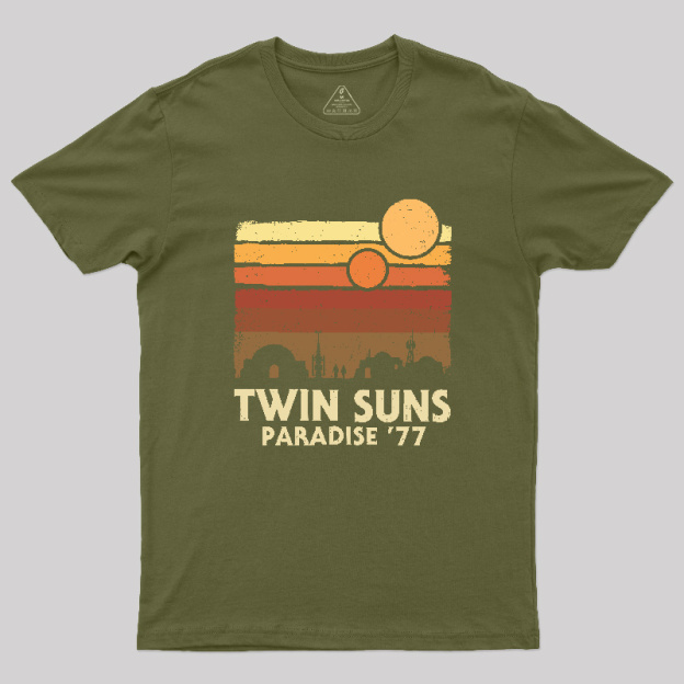 Twin Suns Paradise77 Geek T-Shirt