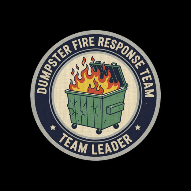 Dumpster Fire Response Team Geek T-Shirt