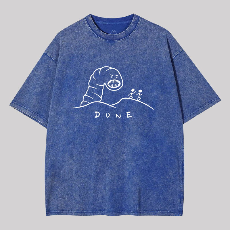 Run from the Worm Geek Washed T-shirt