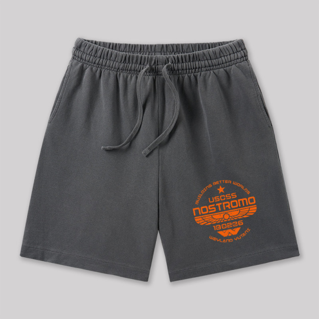 USCSS Nostromo Geeky Washed Shorts