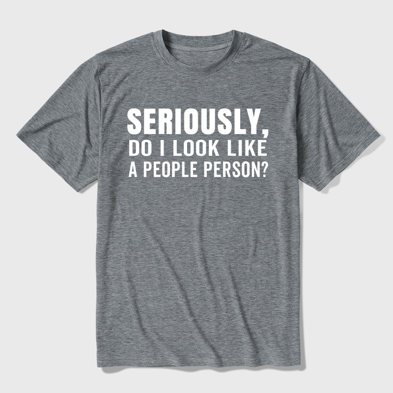 Not a People Person Ultra Soft Heather Tee