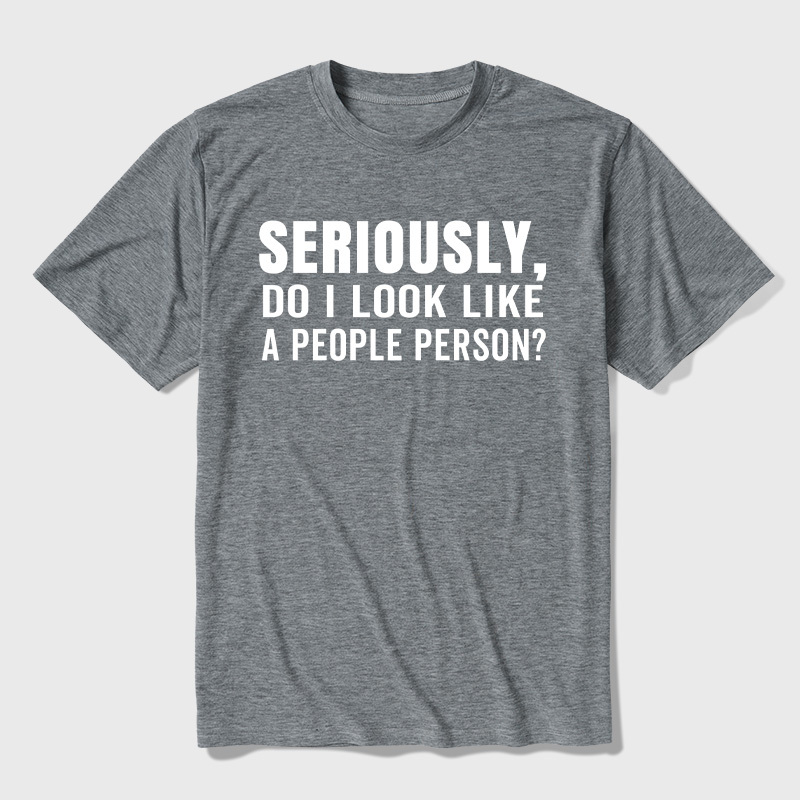 Not a People Person Ultra Soft Heather Tee