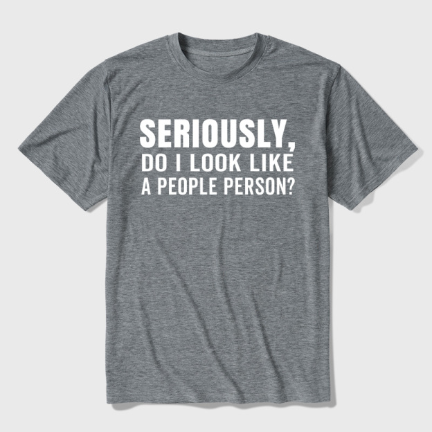 Not a People Person Ultra Soft Heather Tee