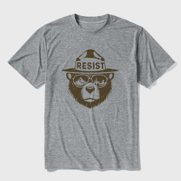 Vintage Alt National Park Service Resist Ultra Soft Heather Tee