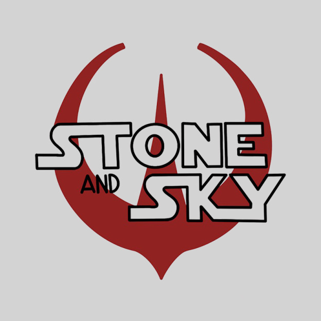 Stone And Sky Oversized Geek T-Shirt