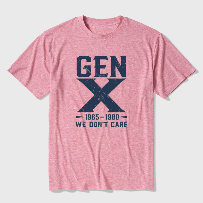Gen X 1965-1980 We Don't Care Ultra Soft Heather Tee