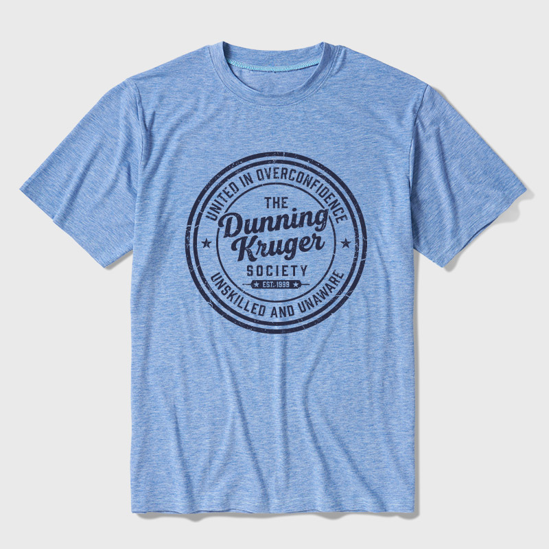 The Dunning-Kruger Society Ultra Soft Heather Tee