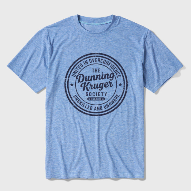 The Dunning-Kruger Society Ultra Soft Heather Tee