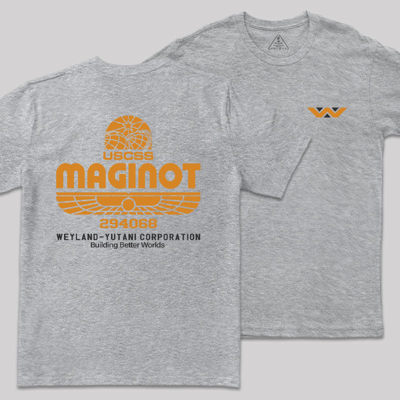 Maginot Legacy Front and Back Printed Geek T-Shirt