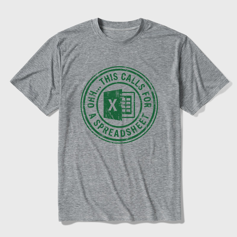 Ohh This Calls For A Spreadsheet Ultra Soft Heather Tee