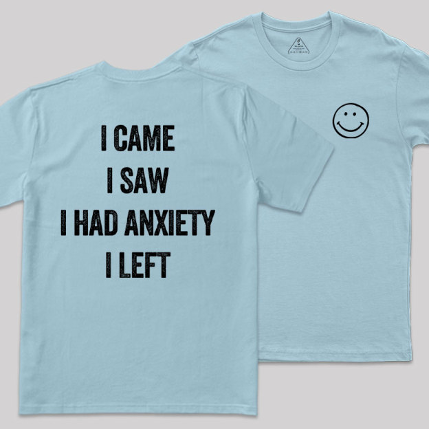 Social Anxiety Chronicles Front and Back Printing Geek T-Shirt