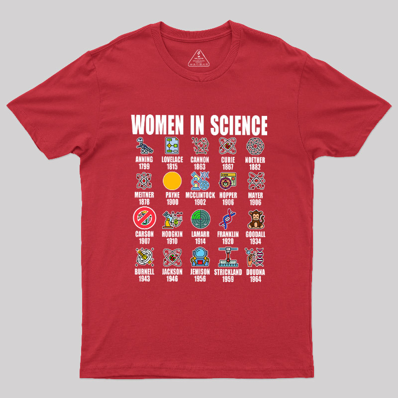 Women in Science Geek T-Shirt
