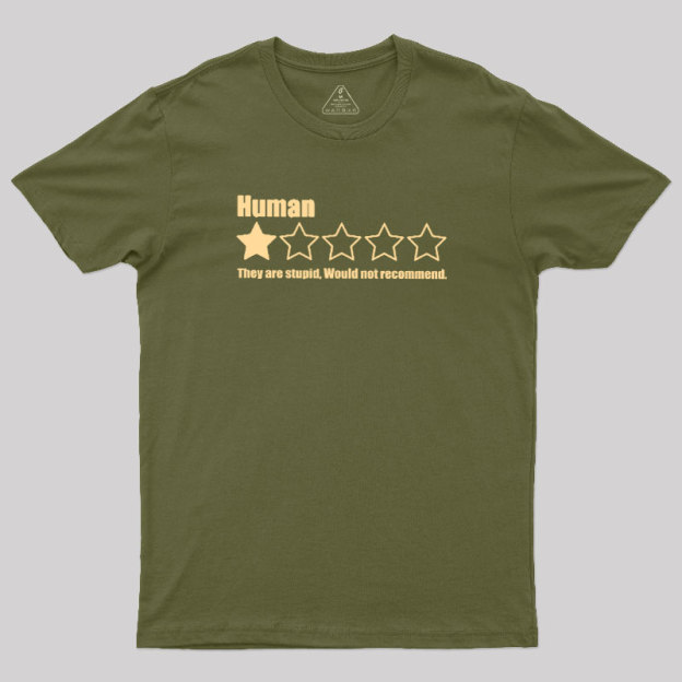 Human One Star Geek T-Shirt