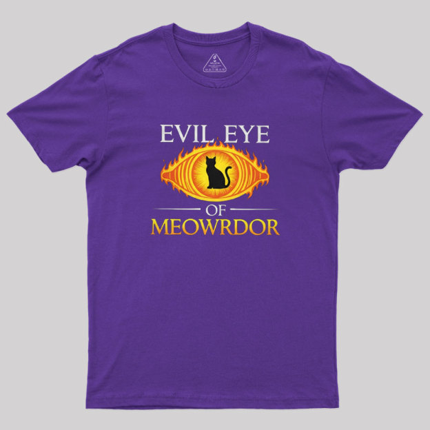 Evil Eye Of Meowrdor Geek T-Shirt