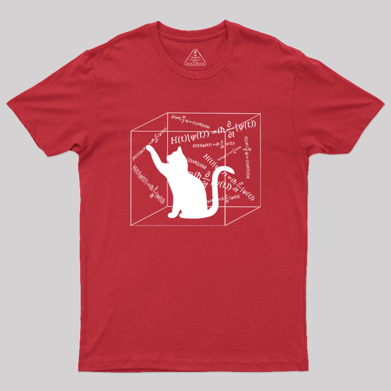 Schrodinger Cat In The Box Geek T-Shirt