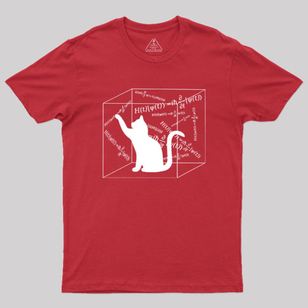 Schrodinger Cat In The Box Geek T-Shirt