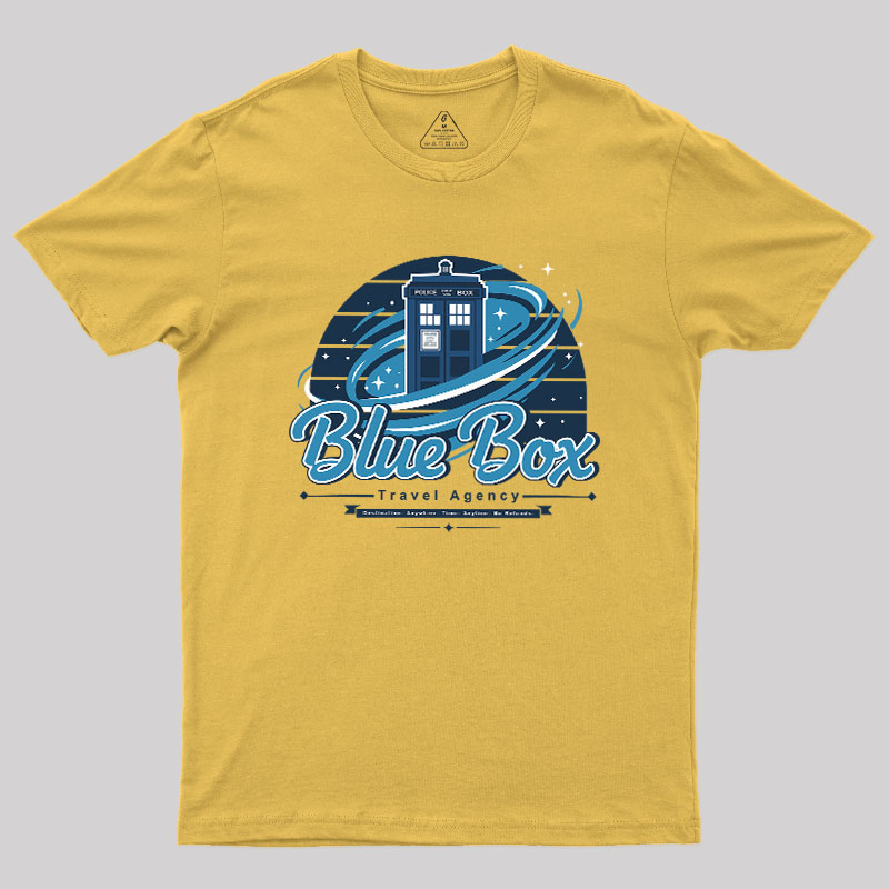 Blue Box Travel Agency Geek T-Shirt