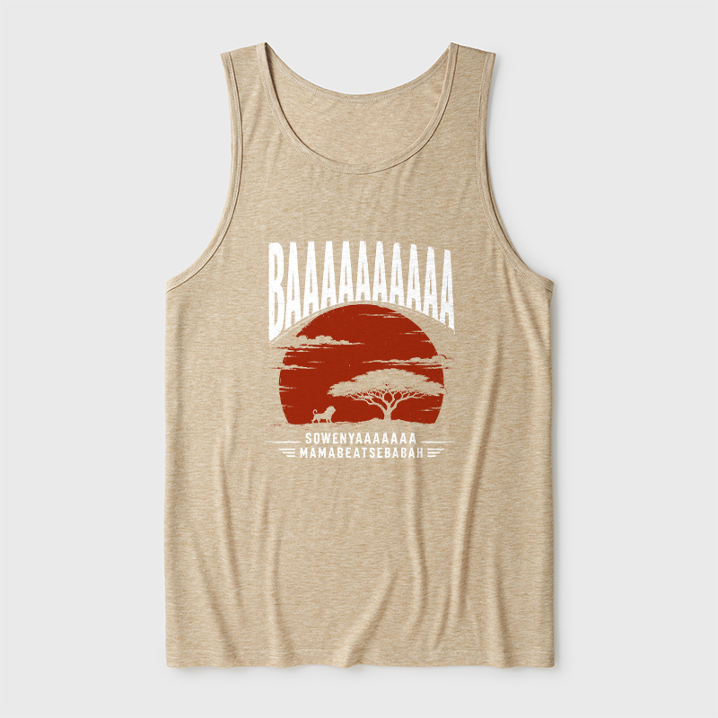 Baaa Sownyaaa Mamabeatsebabah Ultra Soft Heather Tank