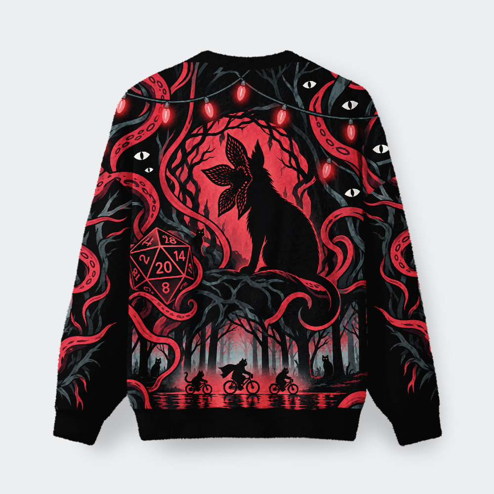 Democats in the Upside Down Fuzzy Fleece Sweatshirt