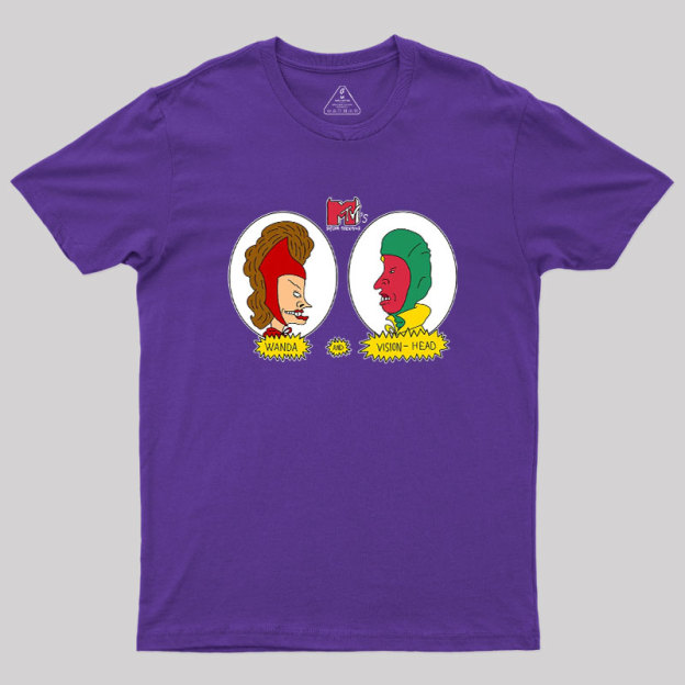 Wanda and visionhead Geek T-Shirt