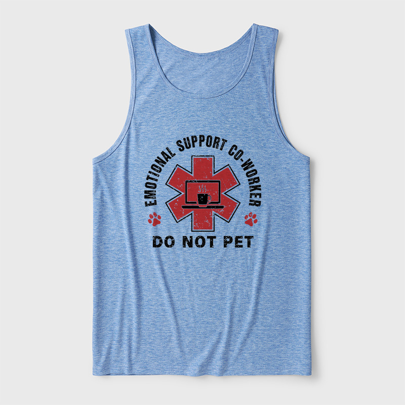 Emotional Support Co-worker Ultra Soft Heather Tank