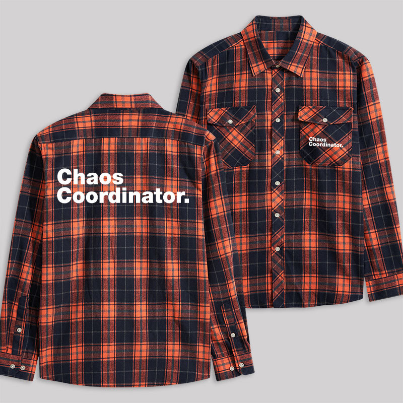 Chaos Coordinator Plaid Flannel Shirt