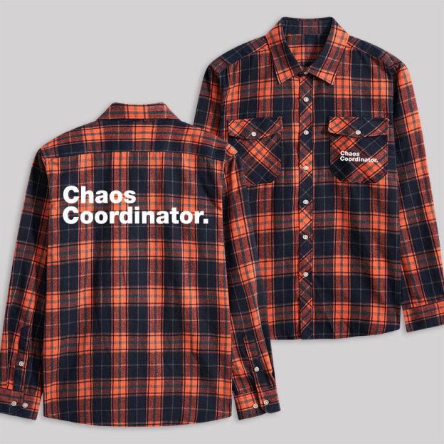 Chaos Coordinator Plaid Flannel Shirt