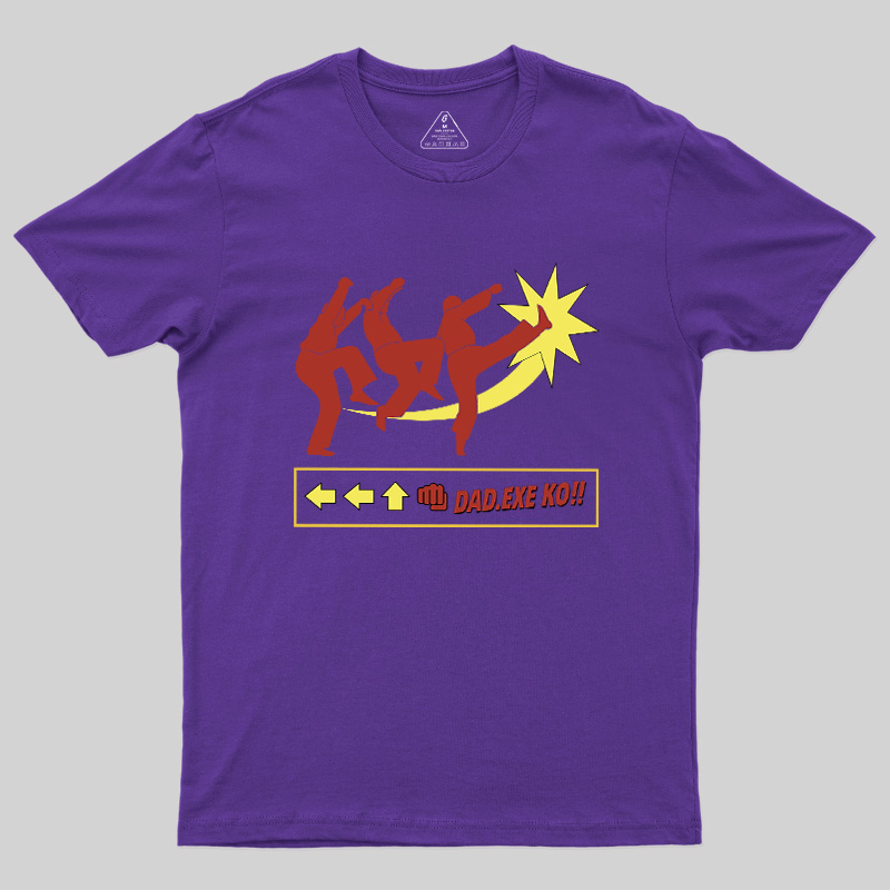 Dad EXE KO Game Combo Geek T-Shirt